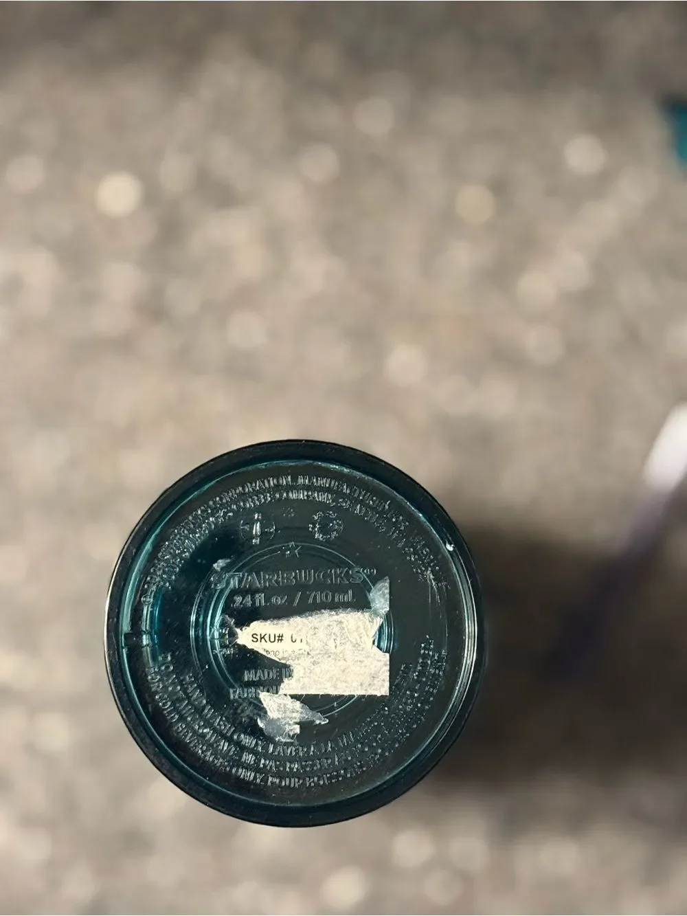 Starbucks Mermaid Travel Tumbler with Straw